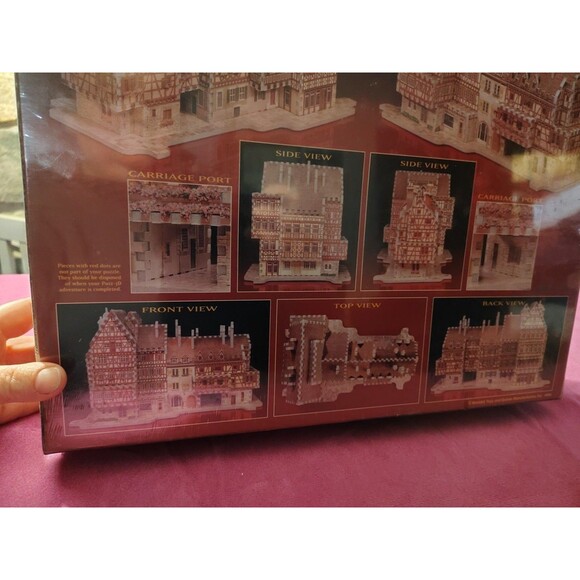 NEW Milton Bradley Puzz 3D Bavarian Mansion 418 Piece Puzzle Sealed Wrebbit Toys - Picture 6 of 6